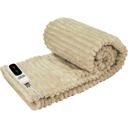 Electric Heated Fleece Throw