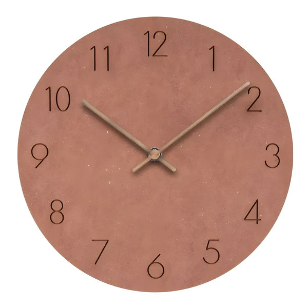 Minimalist Wooden Wall Clock