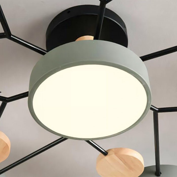 Scandinavian Branched Ceiling Lamp